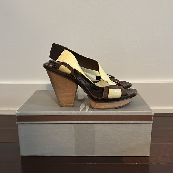 MARNI Patent Leather Sandals 38.5 - Picture 2 of 6